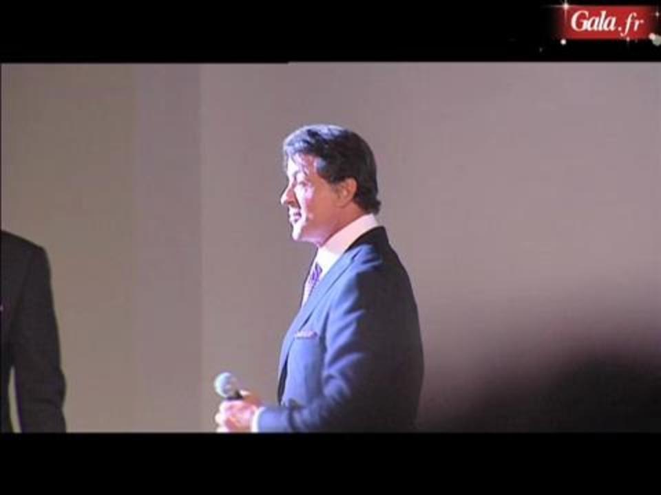 Sylvester Stallone à Paris pour l'avant-première de Expendables
