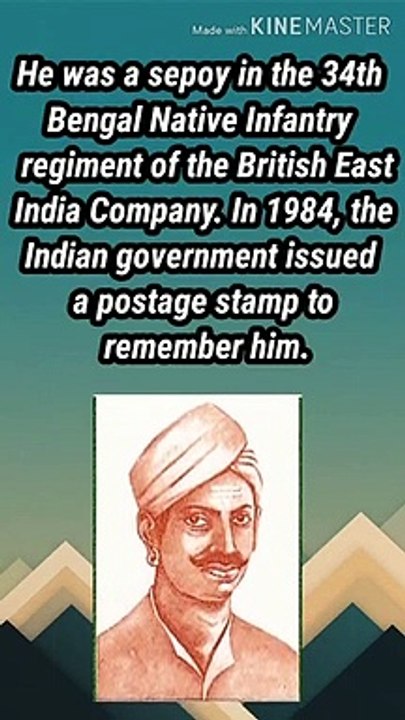 Amazing fact about Mangal Pandey