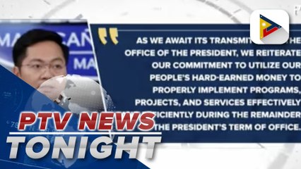 Palace thanks Congress for swift ratification of proposed 2022 nat'l budget