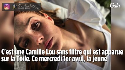 GALA VIDEO - PHOTO – Camille Lou pose sans maquillage : « Pas envie de me sentir jolie "