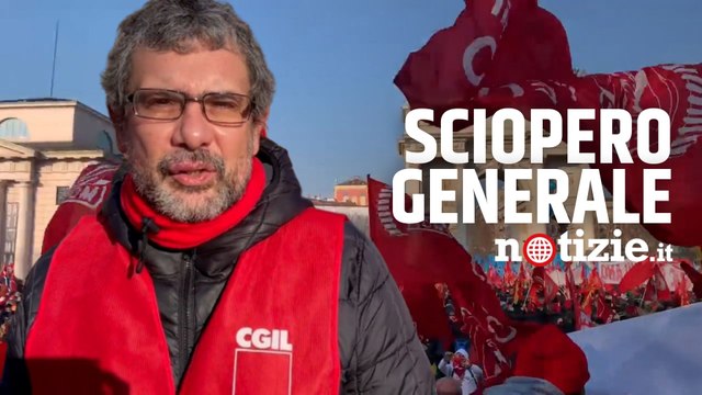 Sciopero generale 16 dicembre, voci dalle piazze d'Italia: Landini lunedì da Draghi per pensioni”