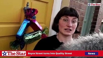 Residents of Boyce Street in Walkley have turned their road into Quality Street