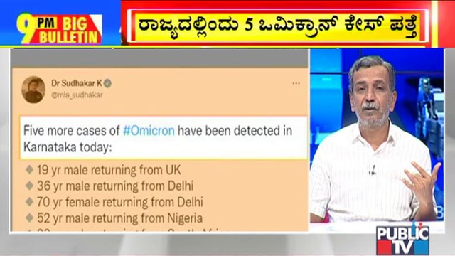 Big Bulletin | 5 More 'Omicron' Cases Detected In Karnataka Today | Dec 16, 2021