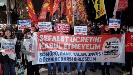 asgari ücret protesto