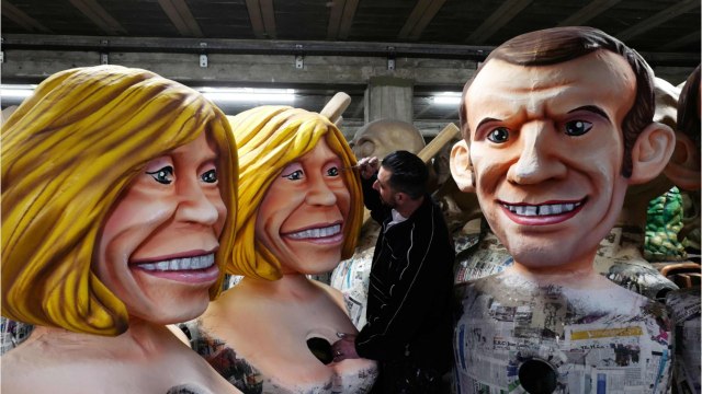 GALA VIDÉO - Brigitte et Emmanuel Macron moqués au Carnaval de Nice : ce char qui va faire parler