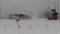 KASTAMONU - Ilgaz Kayak Merkezi'nde kar kalınlığı 20 santimetreye ulaştı