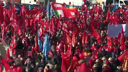 Italia in sciopero contro le scelte di Draghi