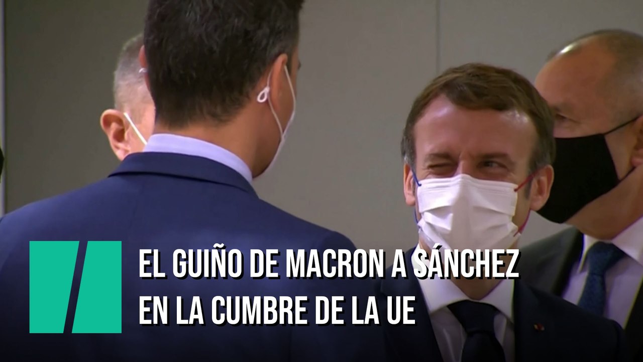 La reacción de Macron al comentario de Pedro Sánchez