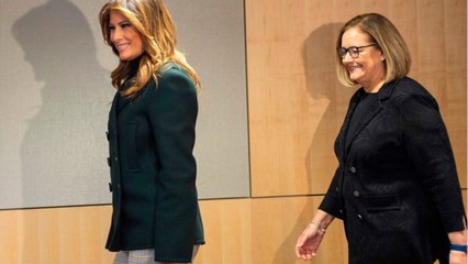 GALA VIDEO - Melania Trump accueillie avec hostilité dans un hôpital américain