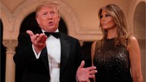GALA VIDEO - Melania Trump glamourissime dans une robe Givenchy à 3290 euros pour son Nouvel An à Mar-a-Lago