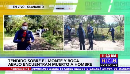 Tendido sobre el monte, boca abajo, encuentran cuerpo sin vida de hombre en El Chaparral, Olanchito