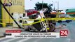 Cercado de Lima: conductor volcó su tráiler cuando era perseguido por ladrones