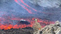 Lava Flows From La Palma Volcano