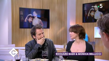 GALA VIDÉO - Monica Bellucci raconte son baiser intense avec Edouard Baer