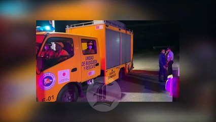 Salida del personal de auxilio en Aeropuerto Internacional Las Américas