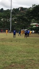 Coup franc majestueux de notre jeune latérale Djamël