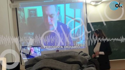 Así adoctrina Bousselham en la universidad pública: “La monarquía es corrupta y Podemos no está siendo investigado”