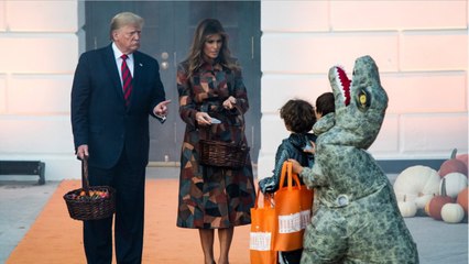 GALA VIDEO - Quand Donald Trump s’ennuie ferme à la fête d’Halloween