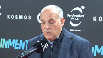 Javier Tebas  no da opciones al Barcelona en la puja por Haaland