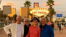 GALA VIDÉO – Laeticia Hallyday : loin de Jade et Joy, elle s'éclate à Las Vegas avec les amis de Johnny