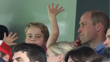 GALA VIDÉO - Le prince George, supporter de foot surexcité : pourquoi William a dû le calmer