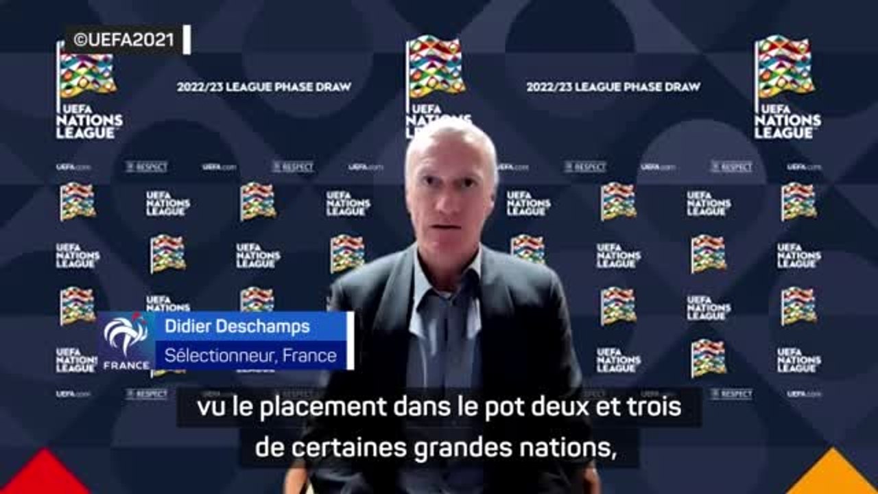 Ligue des Nations - Deschamps : "La Ligue des Nations doit surtout nous servir de préparation en vue du Mondial"
