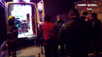 Yangında mahsur kalan engelli vatandaşı itfaiye kurtardı