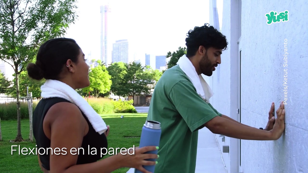 Ejercicios para entrenar en casa con la pared