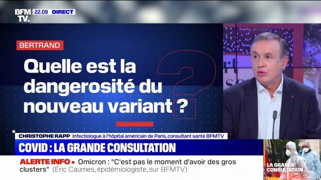 Le variant Omicron est-il plus dangereux ? L'infectiologue Christophe Rapp répond à vos questions