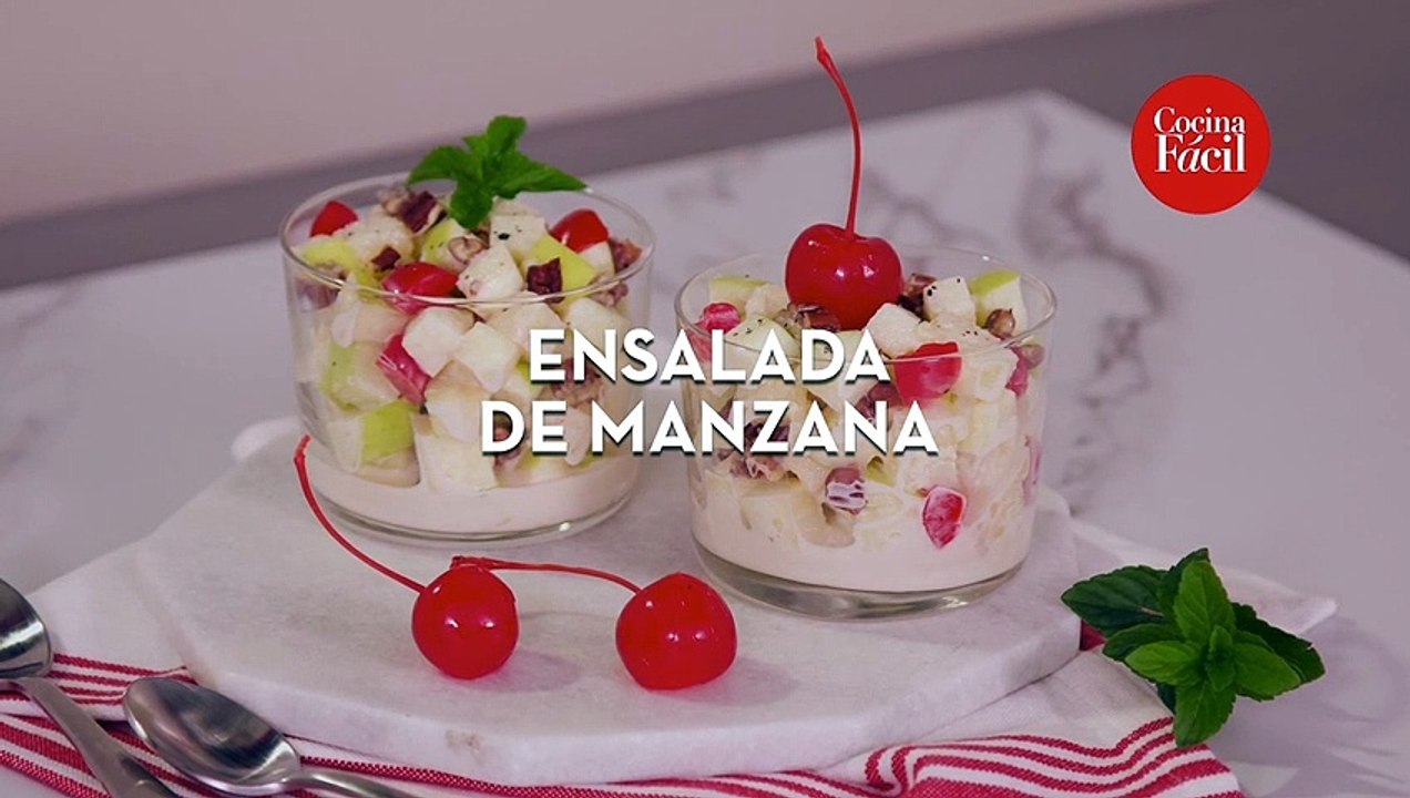 Ensalada de manzana  - Cocina Fácil