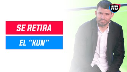 Se retira el Kun Agüero
