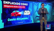 CDMX aprueba multas a emplacados foráneos