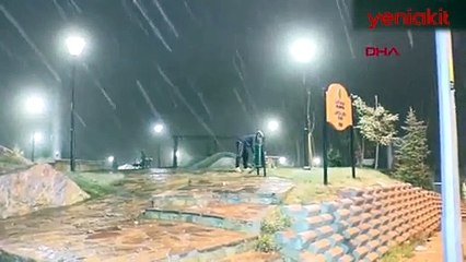 Ankara'da kar yağışı etkili oldu