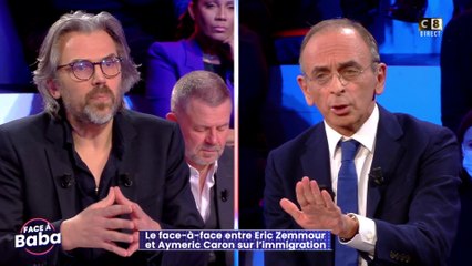 Immigration : le face-à-face tendu entre Eric Zemmour et Aymeric Caron