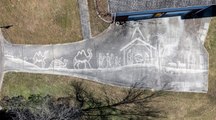 Alabama Man Uses Pressure Washer to Create Life-Sized Nativity Scene in Driveway