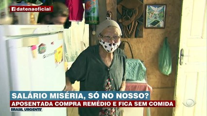 Idosa tenta sobreviver com 1 salário mínimo