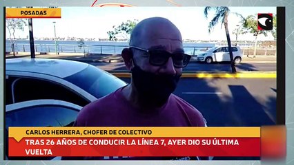 tras 26 años de conducir la línea 7, ayer dio su última vuelta
