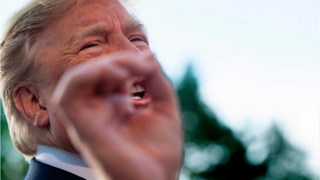 GALA VIDÉO - Donald Trump agacé par un bruit étonnant pendant une interview