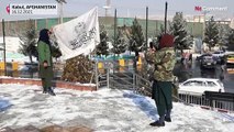 کابل سفیدپوش شد؛ ویدئویی از بارش نخستین برف زمستانی در پایتخت افغانستان