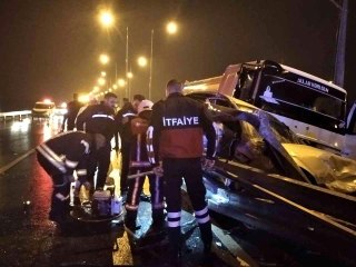 Siirt'te su tankeri ile otomobil çarpıştı: 6 yaralı