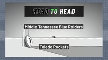 Middle Tennessee Blue Raiders Vs. Toledo Rockets: Spread