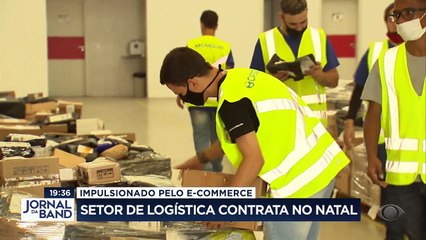 As vendas de Natal abriram boa chance de emprego no setor de logística - aquele que cuida das entregas das compras.