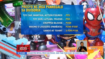 Mga namimili ng pangregalo at panghanda sa Pasko, dumagsa sa Divisoria | UB