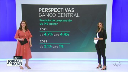 O Banco central cortou pela metade a previsão de crescimento da economia para 2022 e reconheceu que a nossa inflação vai passar de dois dígitos este ano.