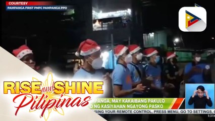 Mga pulis sa Pampanga, may kakaibang pakulo para maghatid ng kasiyahan ngayong Pasko