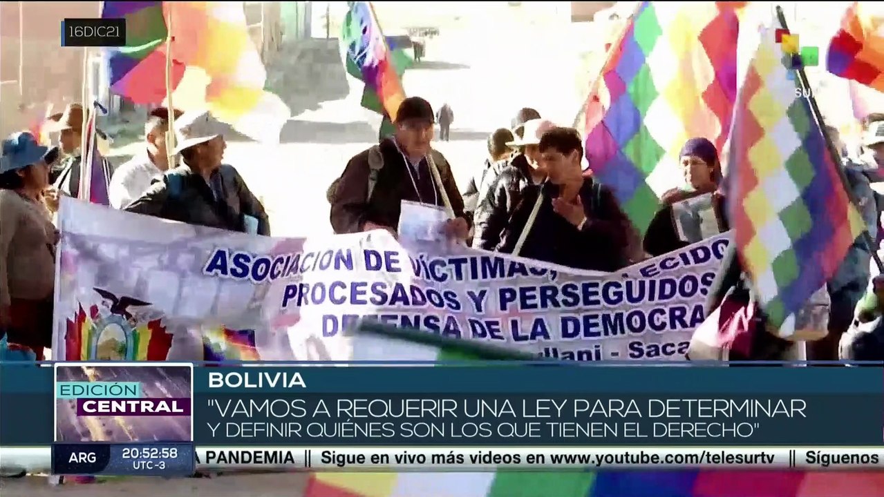 Gobierno de Bolivia crea fondo para familiares de víctimas de la violencia en Gobierno de facto