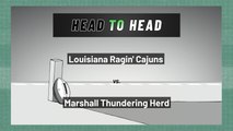 Louisiana Ragin' Cajuns Vs. Marshall Thundering Herd: Over/Under