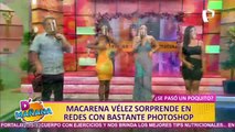 Picantitas del Espectáculo: Macarena Vélez sorprende en redes por exceso de Photoshop