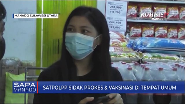 Satpol PP Sidak Prokes Dan Vaksinasi Di Tempat Umum