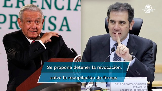 Por falta de presupuesto, Córdova propone aplazar revocación de mandato de AMLO